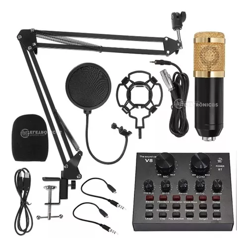 Kit Podcast Profissional Armer PodPro Duo com 2 Microfones - Loja