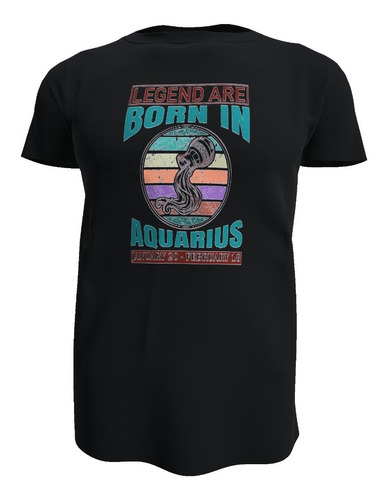 Playera Personalizada Acuario Constelación Zodiaco Horoscope