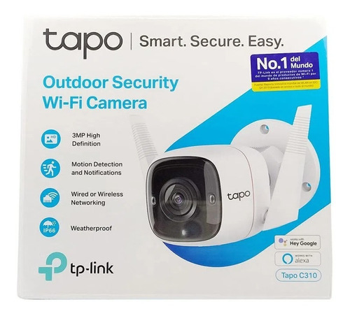 Tp Link Camara De Seguridad Wifi Exterior 3mp Voz Tapo C310 