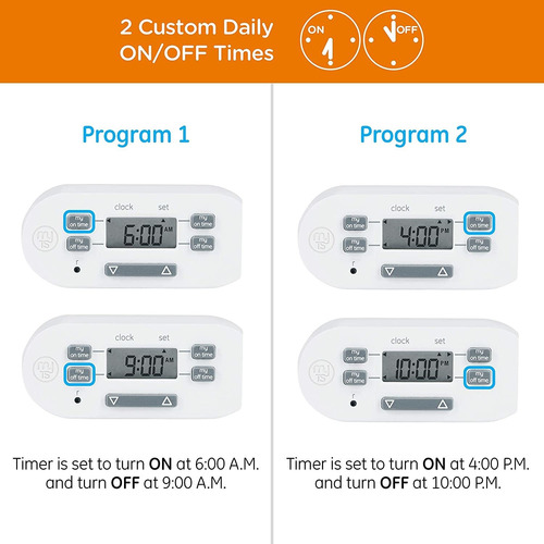 Temporizador Digitales Interiores Párr Enchufable De Mytouch