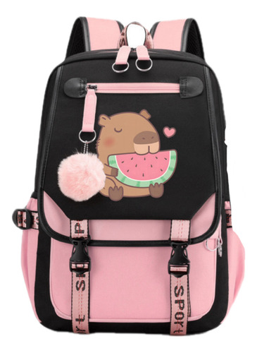 Mochila Escolar De Ocio Multifuncional Con Interfaz Usb Impr