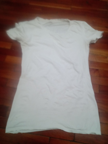 Remera Manga Corta Blanca Paula Cahen Danvers Detalle T M