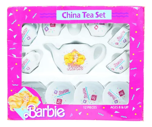Barbie china sales tea set 1989
