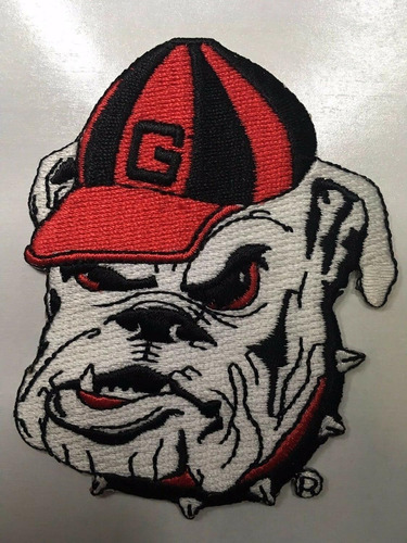 Ga Bulldog Georgia Bulldog 3.25 Pulgadas De Alto, Planc...