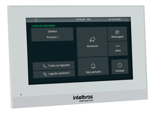 Terminal De Video Ip Universal Tvip 3000 Wifi Branco