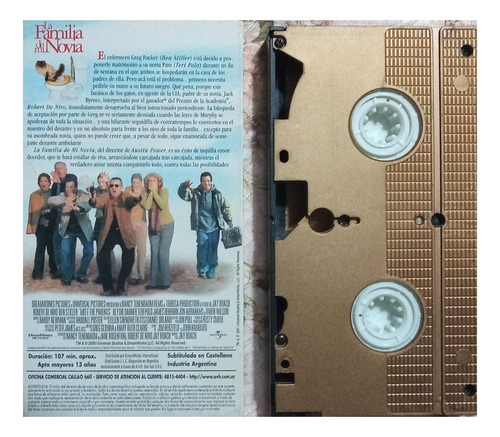 Vhs La Familia De Mi Novia Blockbuster Para Coleccionistas (Usado)