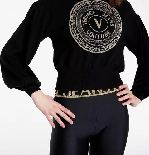 Suéter Versace Jeans V Emblem Jersey Original