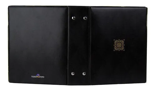 Álbum de 500 fotos de lujo negro de 10 x 15 con pegatinas - 10024