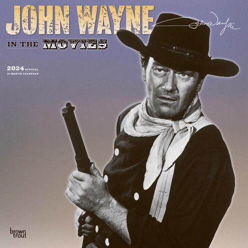 Libro: John Wayne In The Movies Official | X 24 Inch Monthly