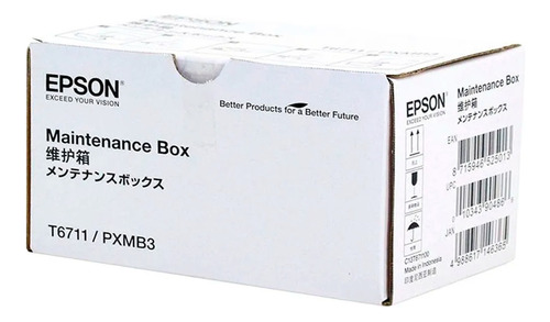Caja De Mantenimiento Epson T6711 Para Workforce L1455