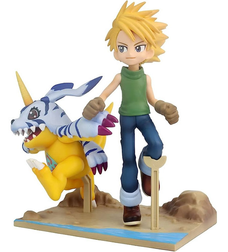 Figura Digimon Matt Y Gabumon Digimon Digital Monster