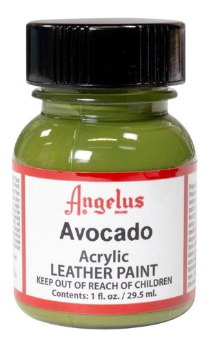 Pintura Acrilica Cuero Tenis Angelus 29ml Diferentes Colores Color Verde Aguacate