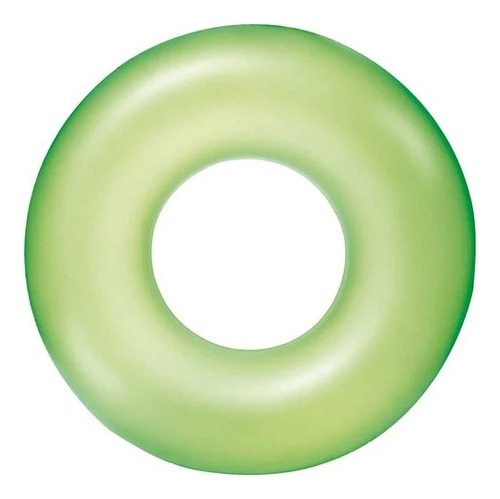 Boias Neon Circular Inflável Verde 91cm Decoração E Uso