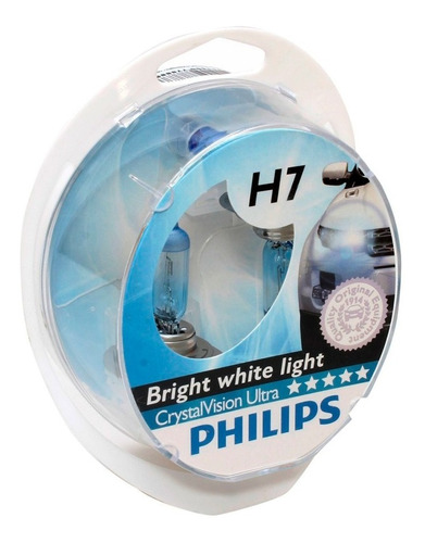 Juego Lamparas H7 Philips Crystal Vision Ultra 12v 55w+cuota
