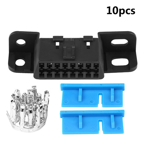 Conector Hembra Obd2 Ii 16pin Obdii Cable Adapter Automático