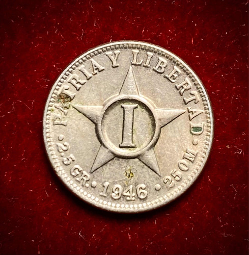 Moneda 1 Centavo Cuba 1946 Km 9.2