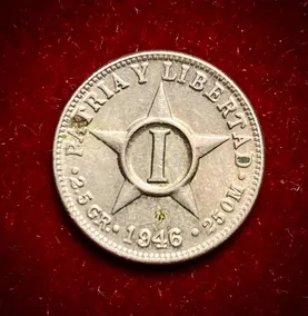 Moneda 1 Centavo Cuba 1946 Km 9.2