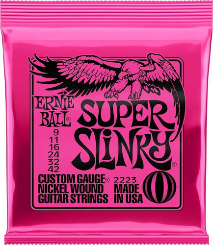 2 Set Cuerdas Guitarra Eléctrica Ernie Ball 9-42