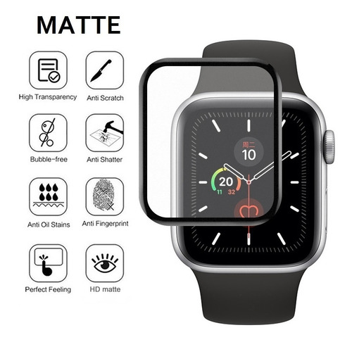 Vidrio Templado Matte Para Apple Watch 40 Mm Serie 5
