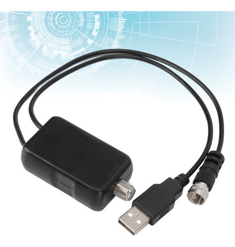 Amplificador De Señal De Tv De 50 A 100 Millas, Fuente De Al