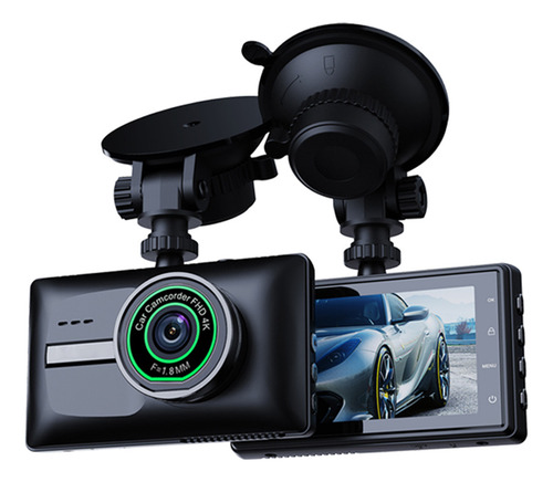 Cámara De Salpicadero Frontal L 4k Clear Dash Cam Para Coche
