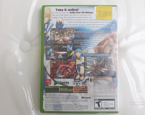 Jogo Guilty Gear X2 Xbox E Xbox 360 Completo (Usado)