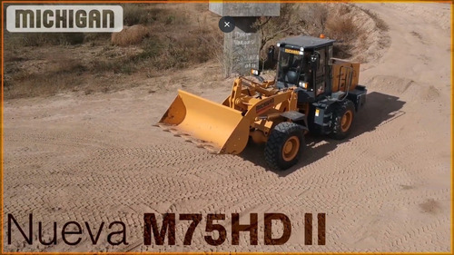 Imagen 8 de 16 de Pala Cargadora Michigan M75iihd, 125hp, Balde 2mt. Aire Ac
