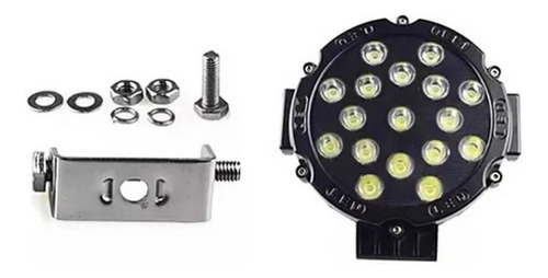 Foco Led Neblinero 17 Led 51w Waterproof