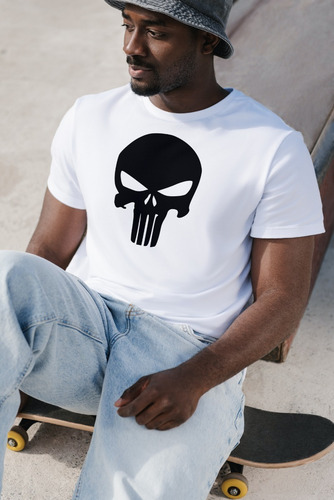 Playera Punisher 100% Algodón Vinil Textil Hombre M1015c