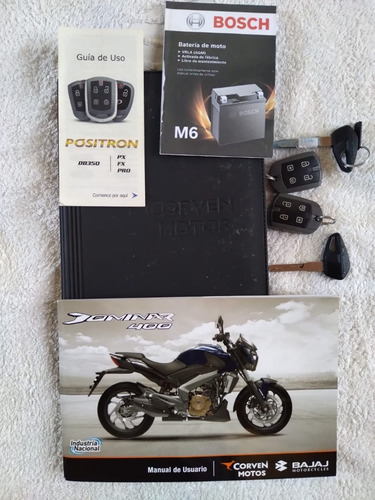 Imagen 16 de 18 de Bajaj Dominar 400 2018 Alarma Presencia Positron