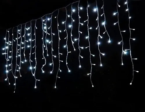 Cascada Navideña Brillante Para Fiestas De Navidad 6m 300led