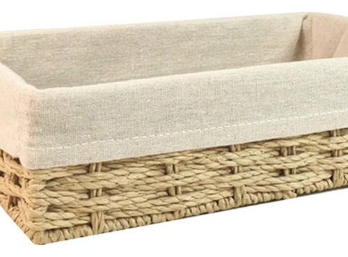 Cesta De Almacenamiento Tejida A Mano, Beige Amarillo S