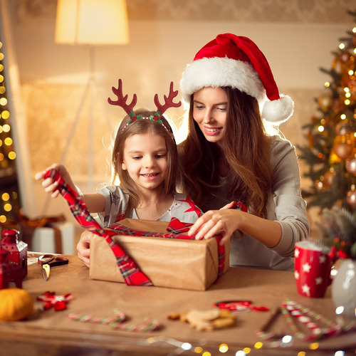 5 Cuernos De Navidad Diademas Para El Pelo Aros Festivos Hea 