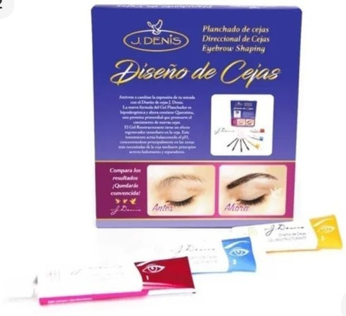 Imagen 1 de 2 de Kit Diseño De Cejas J. Denis Profesional