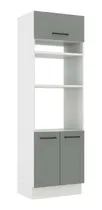 Comprar Mueble De Cocina Torre Para Hornos Agata 70cm Blanco Gris