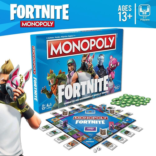 Imagen 2 de 4 de Monopolio Fortnite En Español / Monopoly Ps4 Xbox Pc Swtich