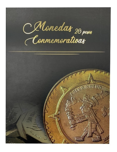 Álbum Para Monedas Y Billetes Conmemorativos De $20 Pesos