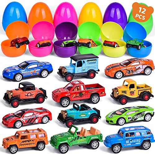 Fun Little Toys 12 Pcs Huevos De Pascua Prellenados Con Tiro