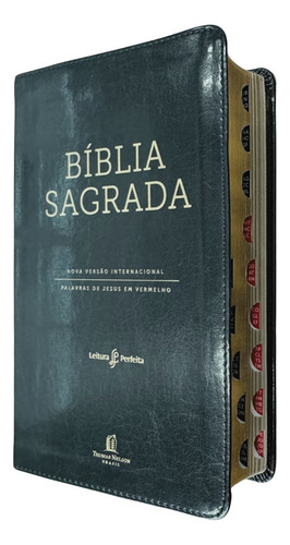 Bíblia Nvi, Couro Soft, Letras De Jesus Em Vermelho: Com Indice Lateral, De Thomas Nelson Brasil. Na, Vol. Único. Editorial Vida Melhor Editora S.a, Capa Mole Em Português, 2021