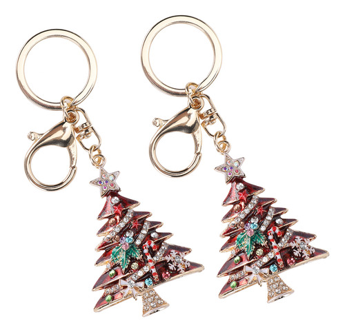 Llavero Con Forma De Árbol De Navidad Y Accesorios Para Ropa