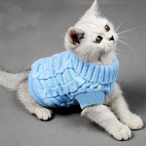 Ropa Gatito Evursua Mascotas Suéter Del Gato Para Los Gatos 