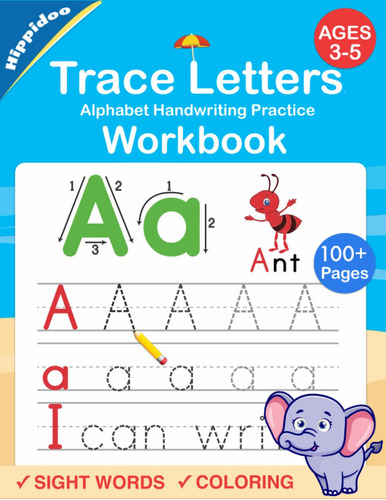 Book : Trace Letters Alphabet Handwriting Practice Workbook