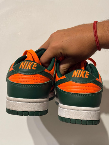Nike Dunk Low Miami Hurricanes Originales (Usado)