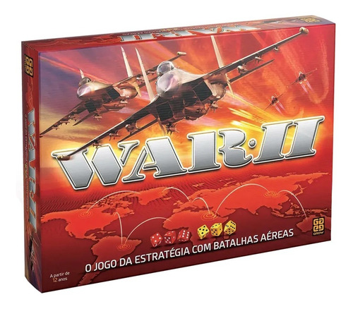 Jogo De Tabuleiro Grow War 2 Batalhas Aéreas Original