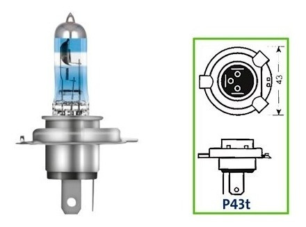 Imagem 7 de 7 de Par H4 Lâmpada Osram Night Breaker 200 +luz 60/55w 12v 3900k