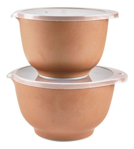 Set De 2 Bowls Margrethe Terra Con Tapa Rosti