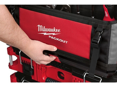Bolsa de ferramentas Packout Milwaukee 48-22-8320 Cor vermelha