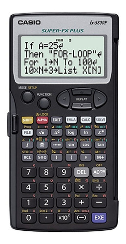 Calculadora Cientifica Casio Fx-5800p Funciones Programables