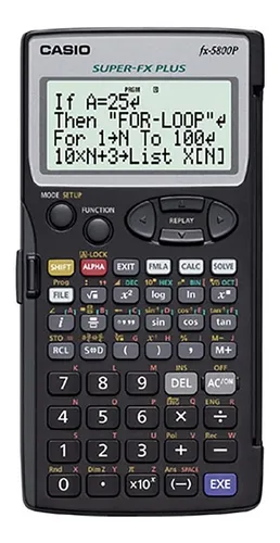 Casio super fx clearance plus fx 5800p