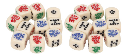 Juego Estándar De Dados De 6 Caras, 20 Piezas, Resistente Al